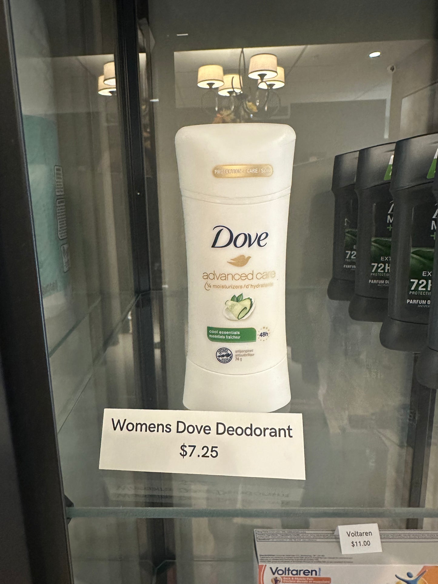 Women's dove deodorant
